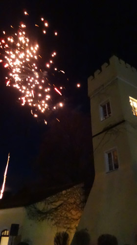 Neujahrsempfang 2018 Turm-Feuerwerk